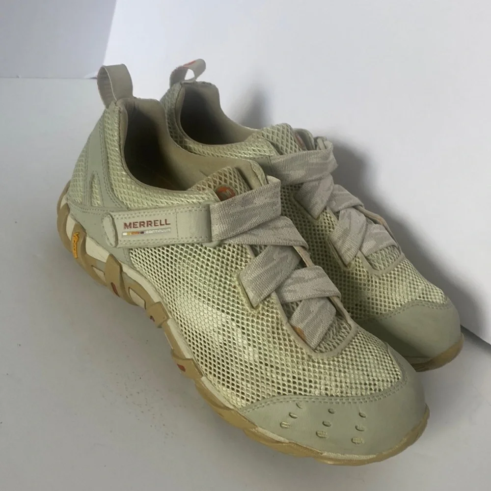 Merrell Continuum Vibram Waterpro Z-Rap Bone Beige Sneakers Women’s Size 9 - Picture 1 of 9